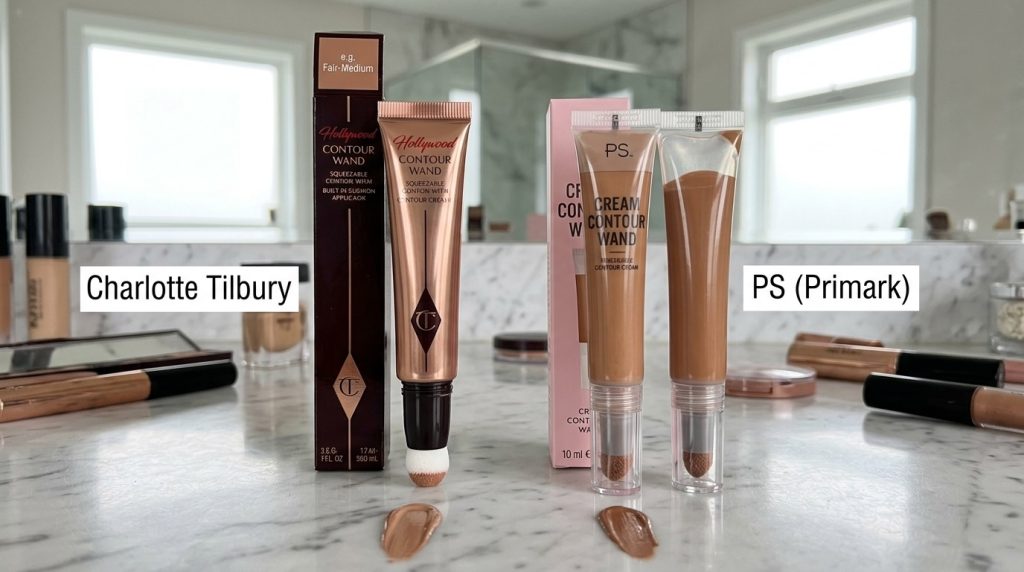 Contorno Líquido: Charlotte Tilbury vs. Primark PS... Cream Contour Wand