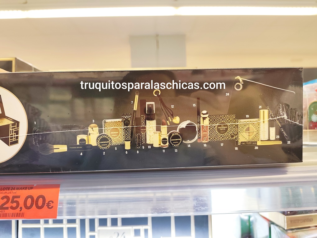 contenido calendario adviento mercadona 24 sorpresas tocador 2026