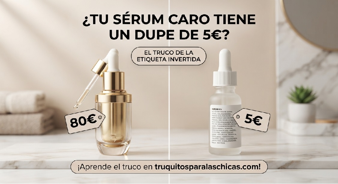 Dupe de Sérum: aprende el truco de la etiqueta invertida