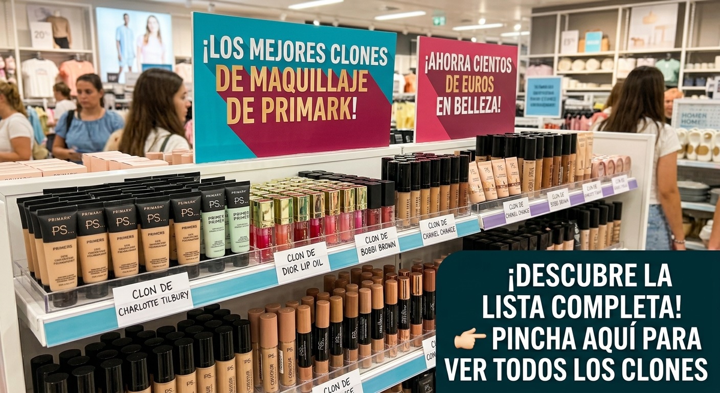 ¡Descubre los mejores clones de maquillaje de Primark y ahorra!